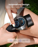 Deep Tissue Percussion Massage Gun with 5 Speeds, 5 Attachments