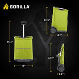 GCSS11GCOM Collapsible SoftSided Folding Garden Cart, 150Pound Capacity