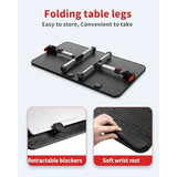 Laptop Desk Table, Adjustable Laptop Stand, Portable Lap Desks with Foldable Legs