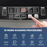 Portable washing machine for apartment, RV, dorm and home: 17.6 lbs full automatic compact