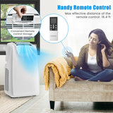 12,000 BTU Dual Hose Portable Air Conditioner 3-in-1 AC Unit w/ Remote