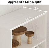 IRONCK Industrial Bookshelves and Bookcases with Doors 11.8 in Depth Floor Standing 5 Shelf
