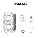 120dB/V5.3 Big Party Boombox Portable Speaker Wireless