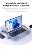 Xiaman 14.1 Inch HD Display Laptop Computer Windows 11 Pro Intel Atom A3950 Laptops Lightweight