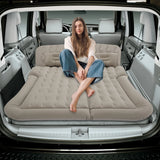 SUV Air Mattress W. Pillows, Thickened Inflatable Car Bed Set For Road Trip