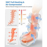 MUSUGY Sequential Foot and Calf Massager for Circulation and Pain Relief