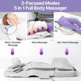 Full Body Stretching Massage Mat 3D Lumbar with 26 Powerful Air Cells
