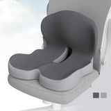 Memory Foam L-Shaped Integrated Seat Cushion with Lumbar Support Car Seat Cushion for Car Truck Desk Gaming Chair