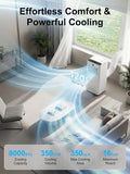 8000BTU Portable Air Conditioners, Portable AC Unit with Dehumidifier