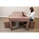 Bench-Included Billiards Table Combo Set