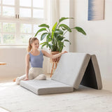 4 inch King Folding Mattress with Collapsible and Washable Cover