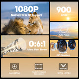 Magcubic Auto Focus Ultra Short Throw Projector 900ANSI With Auto Offset