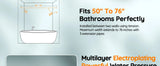 Tandem Shower Head For Couples, Dual Shower Head System - Double Shower Heads for Two People Rod