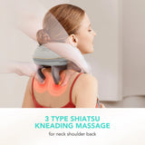 SKG H5 Mini Neck and Shoulder Massage with Heat for Back, Shoulder, Legs