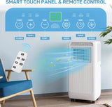 3-in-1 Portable AC, Dehumidifier, and Fan Mode, AC Unit with 24H Timer