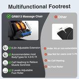 2026 AI APP Control Shiatsu Zero Gravity Massage Chair with Foot Roller