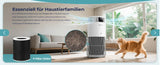 Amicura P2 Air Purifier for Pet Allergy Sufferers 843 m³/h Pet Hair