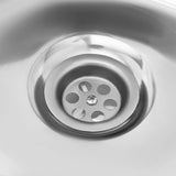Hand Wash Sink, Corner Basin Sink with Wall Bracket, Triangular Hand Basin Sink for