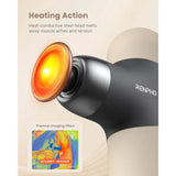 Mini Thermal Massage Gun with Heat Portable for Neck and Back Comfort