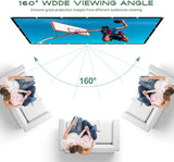 100 inch Outdoor Projector Screen with Washable Fabric 16:9 Foldable