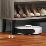 30" Freestanding Shoe Rack w/ Customized, Two Flip Drawers For Entryway