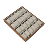 24 Slot Watch Box Organizer with Removable Pillows for Men Women, Home