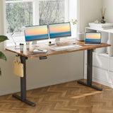 JHK 63x24 Inch Electric Standing Desk Ergonomic Height Adjustable Stand