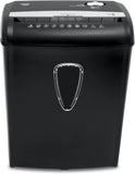 8-Sheet Crosscut Paper Shredder with Wastebasket, Shreds Credit Cards and Staples