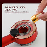 Electric Vibration Massage Comb Red Light Hair Growth Massage Scalp Brush Anti Hair Loss Liquid