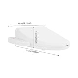 Elongated Heated Bidet Toilet Seat with Self-Cleaning Nozzle, Multiple Wash Modes,Self-Cleaning Nozzles, Soft Close Lid