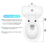 Bidet Toilet Seat, Premium Non-Electric Round Bidet Toilet Seats with Dual Nozzle, Perfect for Personal