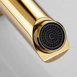 Gold Automatic Infrared Sensor Faucet Deck Mount Smart Touch Hand Free Inductive Water Tap Bathroom Sink Basin Faucets Water Tap