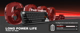 YUNZII AL68 Silver Wireless Custom Mechanical Keyboard