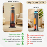 3 in 1 Portable Space Heater Tower Fan Combo for Bedroom, Office Large Room