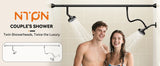 Tandem Shower Head For Couples, Dual Shower Head, High Pressure Double Shower Heads