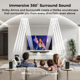 5.1.2ch Soundbar Surround Sound System for TV with 6.5" Subwoofer