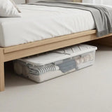 Underbed Storage Box, 2-Pack, Rolling (101 x 51 x 15 cm), for Clothes, Shoes