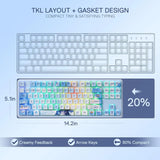 Redragon K707 PRO SE 80% Wireless Gasket RGB 3-Modes 87 Keys Gaming Mechanical