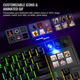 Full-Size Programmable Mechanical Keyboard with RGB Backlight