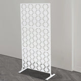 1.9m/ 6.2ft Privacy Screen Outdoor Decorative Panels Planter Wall Metal Fence Panels Modern Privacy Screen