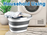 Collapsible Mop Bucket with Handle for Cleaning 16L(4.2 Gallon) Silicone Square Mopping Bucket fo