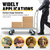 Platform Truck Flat Push Cart, 2500LBS Weight Capacity, Dolly Heavy Duty Hand Trucks with 360 Degree