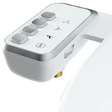 Toilet Bidet Ultra Slim Toilet Seat Attachment Non-Electric Self-Cleaning Hygienic Nozzle Adjustable