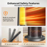 3 in 1 Portable Space Heater Tower Fan Combo for Bedroom, Office Large Room