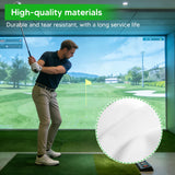 9.8x13ft Launch Monitor Projector Screen with Grommets for Home/Indoor