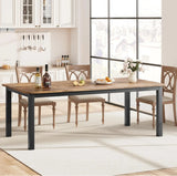 78.7 Inch Long Kitchen Table for 6-8, Dining Room Table for Kitchen Living Room