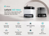 Lefant M3 Max Robot Vacuum, Robot Vacuum and Mop, 20000Pa Suction