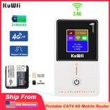 KuWfi CAT4 4G Mobile Router 2.4GHz Wireless Wi-Fi Router Mini Portable 4G Modem WiFi Hotspot