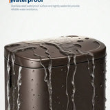 Stainless Steel Trash Can With Lid 13 Gallon Foot Pedal Soft Close Recycling Bin