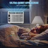 5000 BTU Window AC Unit w/ Timer Function & Easy Install Kit for Small Bedrooms